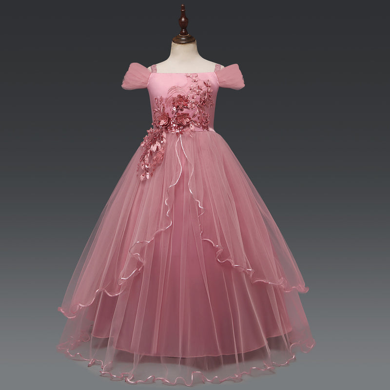 Kid Baby Girl Full Princess Strap Party Dresses