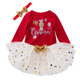 Christmas Baby Set Autumn Long Sleeve 3 Pcs Sets