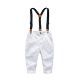 Autumn Gentleman Overalls Baby Boy Set Formal 2 Pcs Suits