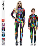 Family Matching Parent-child Long Sleeve Jumpsuit Digital Printing Pajamas