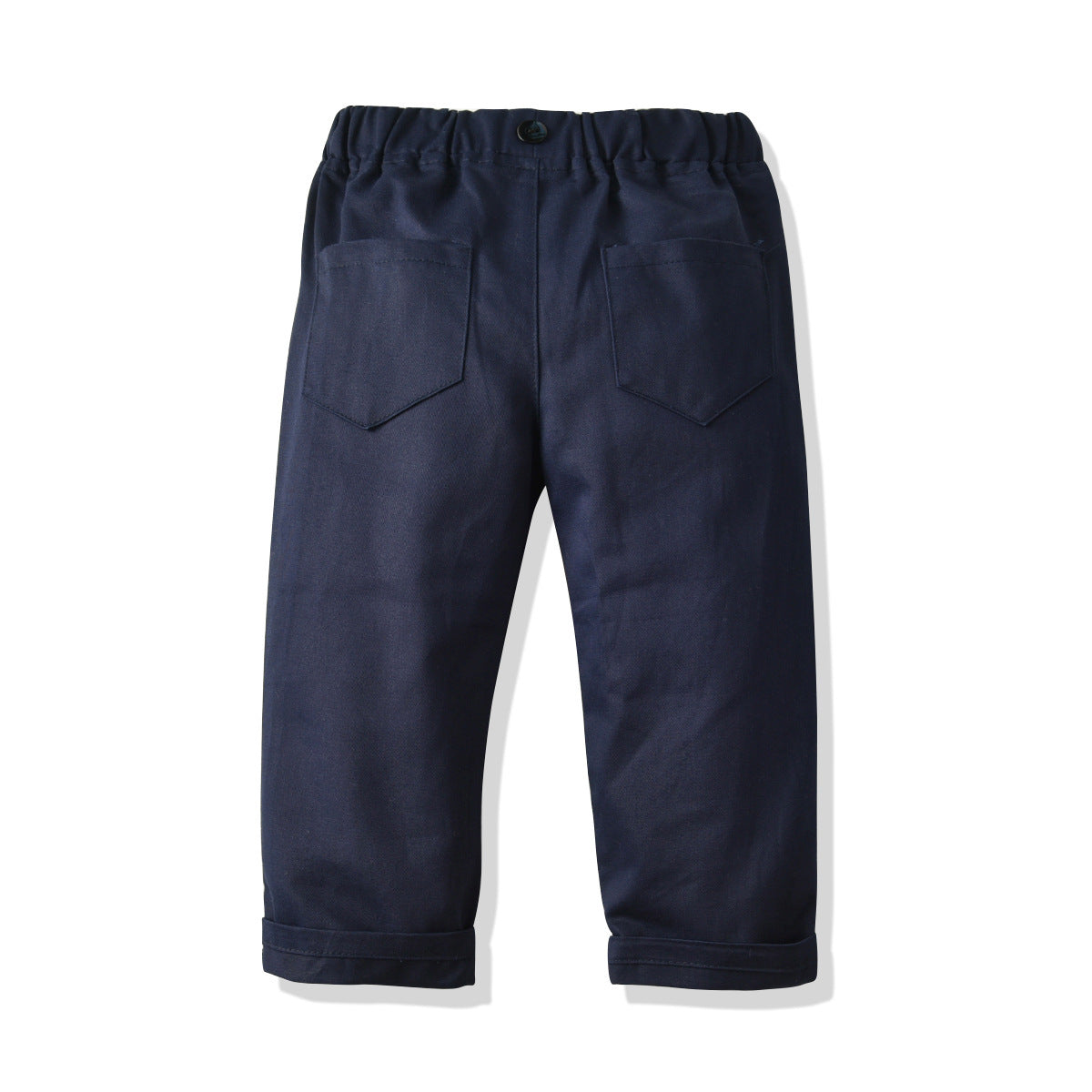 White Woven Baby Boy Formal Gentleman 3 Pcs Set Suits