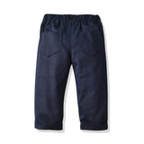 White Woven Baby Boy Formal Gentleman 3 Pcs Set Suits