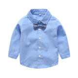 Autumn Gentleman Overalls Baby Boy Set Formal 2 Pcs Suits