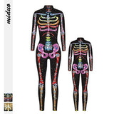 Family Matching Parent-child Long Sleeve Jumpsuit Digital Printing Pajamas