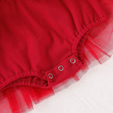 Girl Christmas Dress Gauze Cute Fashion Sister Dresses