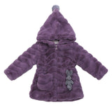 Kid Girl Imitation Fur Coat Warm Wool Thickened Winter Coats