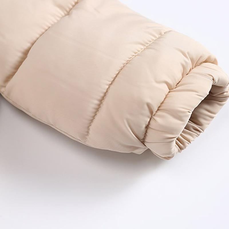 Baby Boy Girl Cartoon Bear Romper Double Zipper Snowsuit