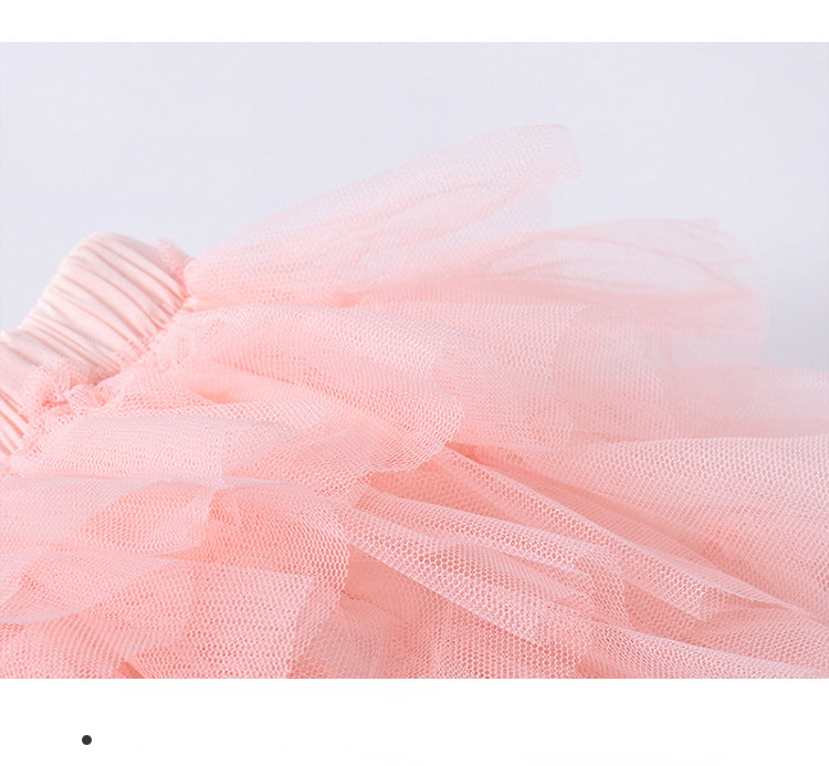 Kid Baby Girl Princess Pompous Bust Cake Skirts