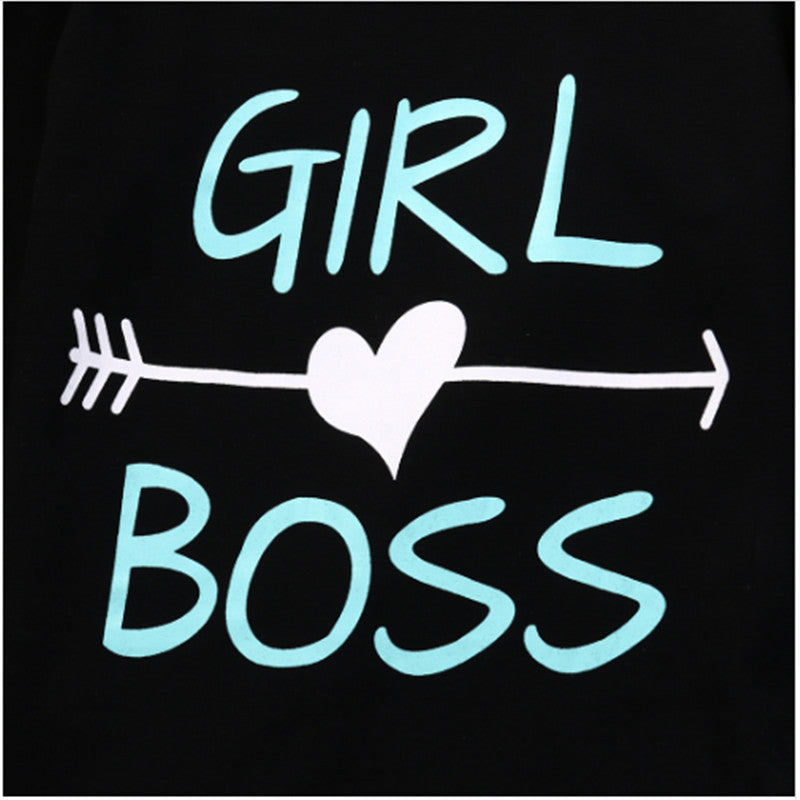 Toddler Kids Baby Girl Outfits Long Sleeve Set 3 Pcs