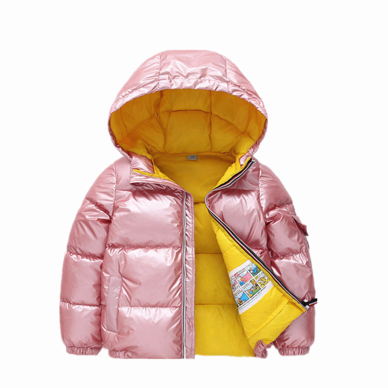 Kid Boy Down Cotton Jacket Thickened Autumn Winter Coats