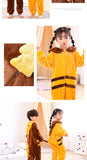 Kid Boy Girl Flannel One-piece Pajamas Warm Animal Winter Home Wear