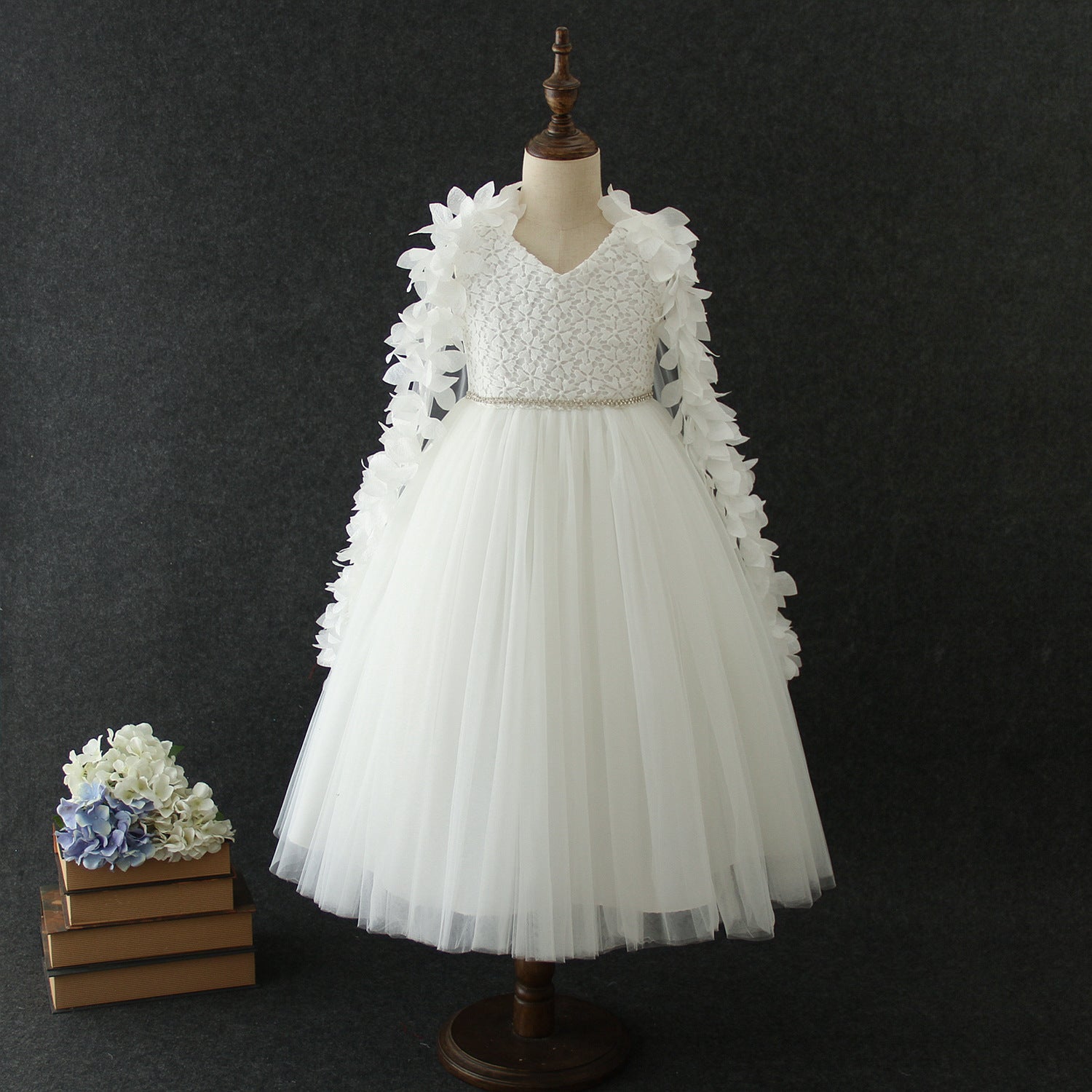 Kid Girl Princess Shawl Temperament Dress