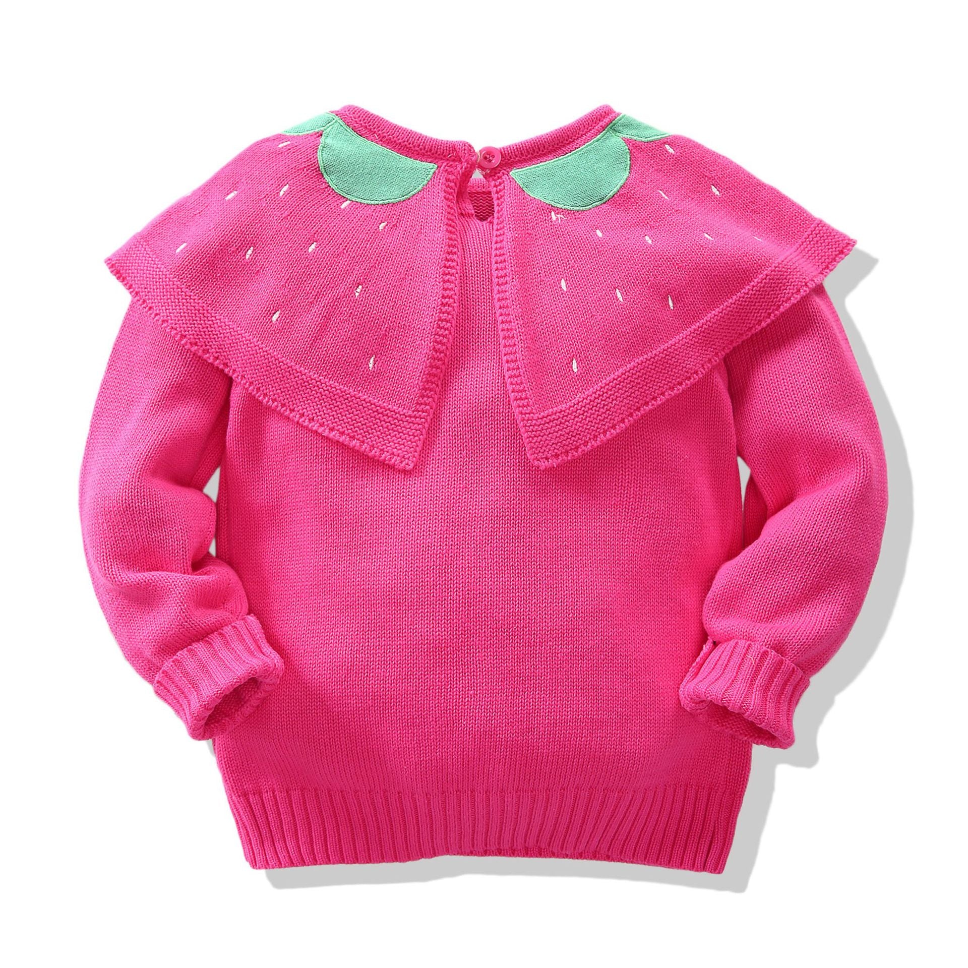 Kid Baby Girl  Strawberry Shawl Ins Sweater