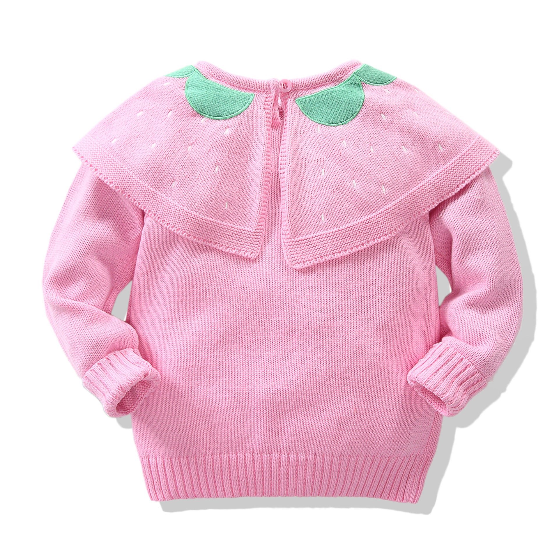 Kid Baby Girl  Strawberry Shawl Ins Sweater
