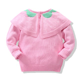 Kid Baby Girl  Strawberry Shawl Ins Sweater