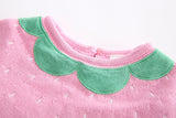 Kid Baby Girl  Strawberry Shawl Ins Sweater