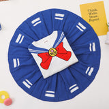 Kid Baby Boy  Girl Conan Sailor Moon Jersey Pleated Suit 2 Pcs Sets