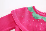 Kid Baby Girl  Strawberry Shawl Ins Sweater