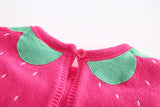 Kid Baby Girl  Strawberry Shawl Ins Sweater