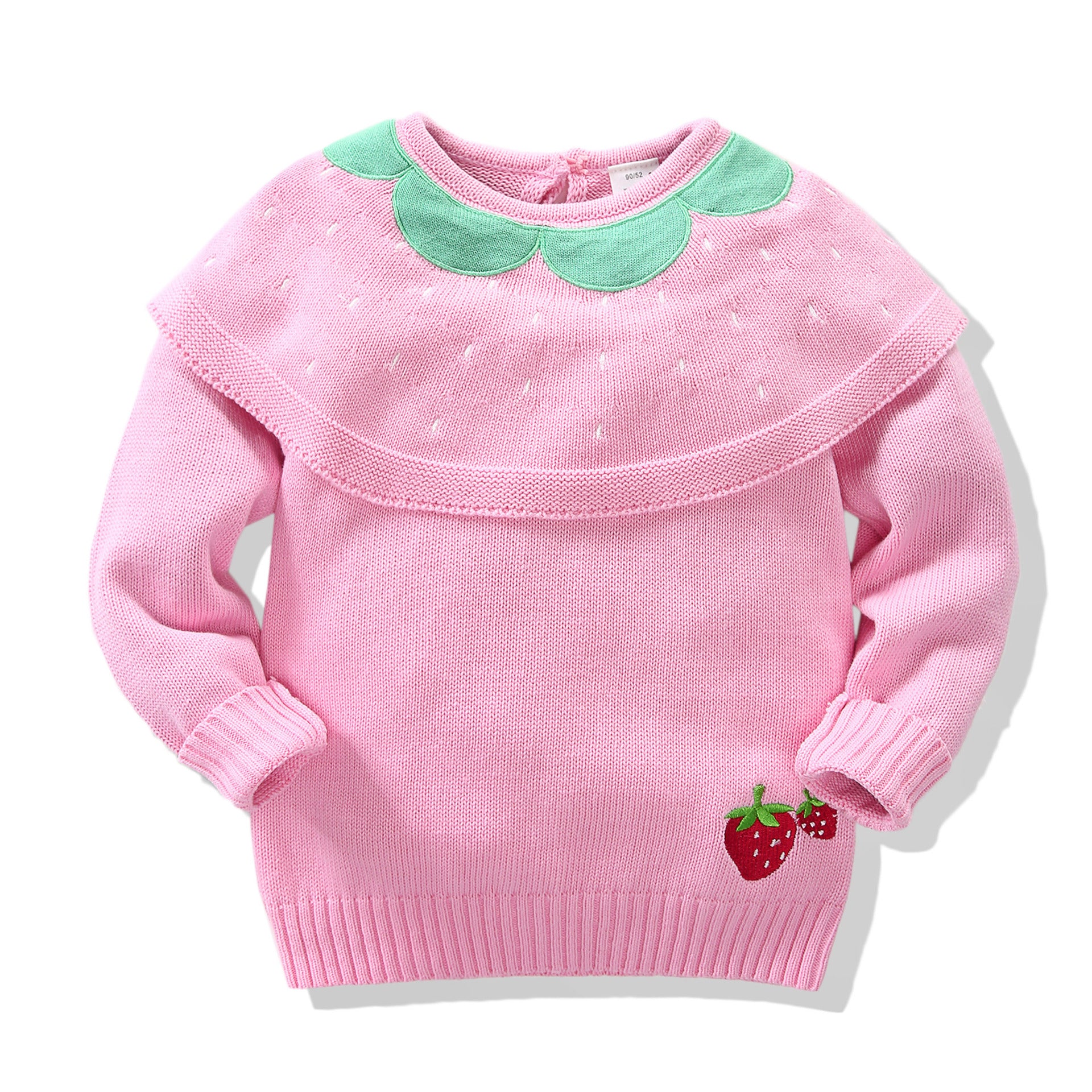 Kid Baby Girl  Strawberry Shawl Ins Sweater