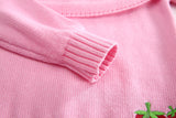 Kid Baby Girl  Strawberry Shawl Ins Sweater