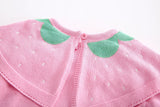 Kid Baby Girl  Strawberry Shawl Ins Sweater