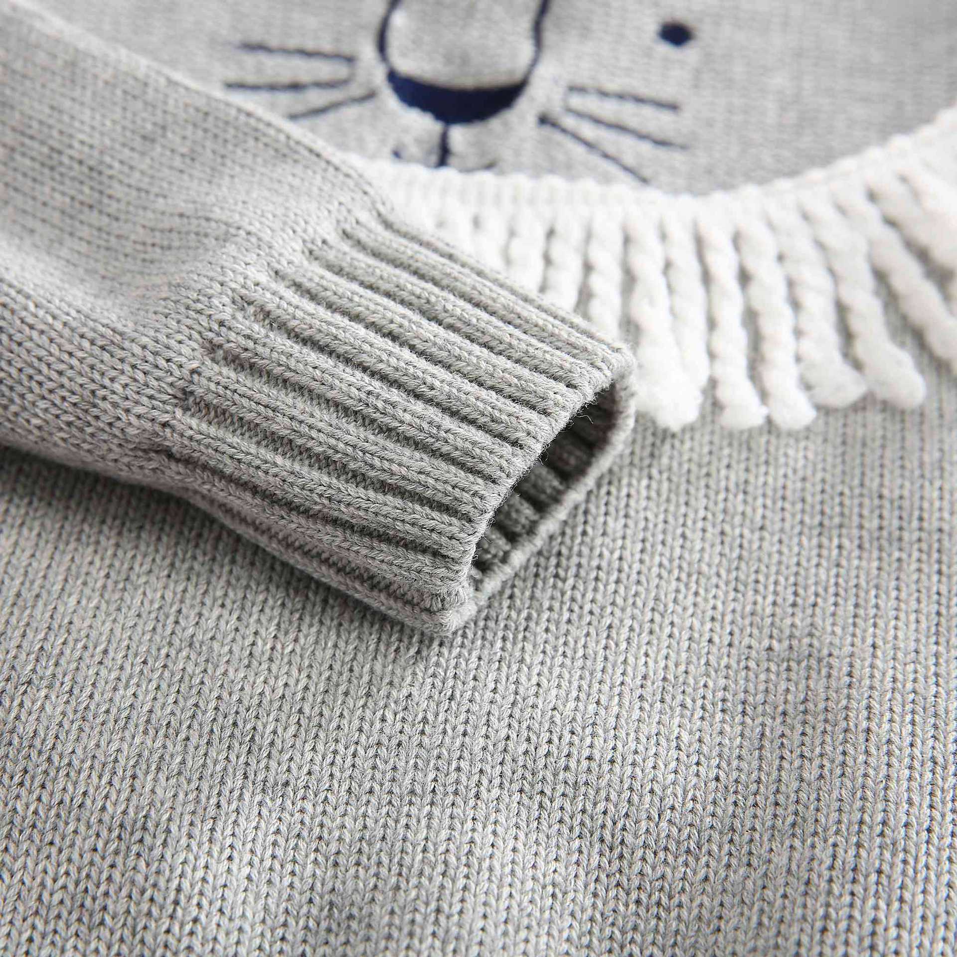 Kid Baby Girl Cartoon Lion Pullover Sweater