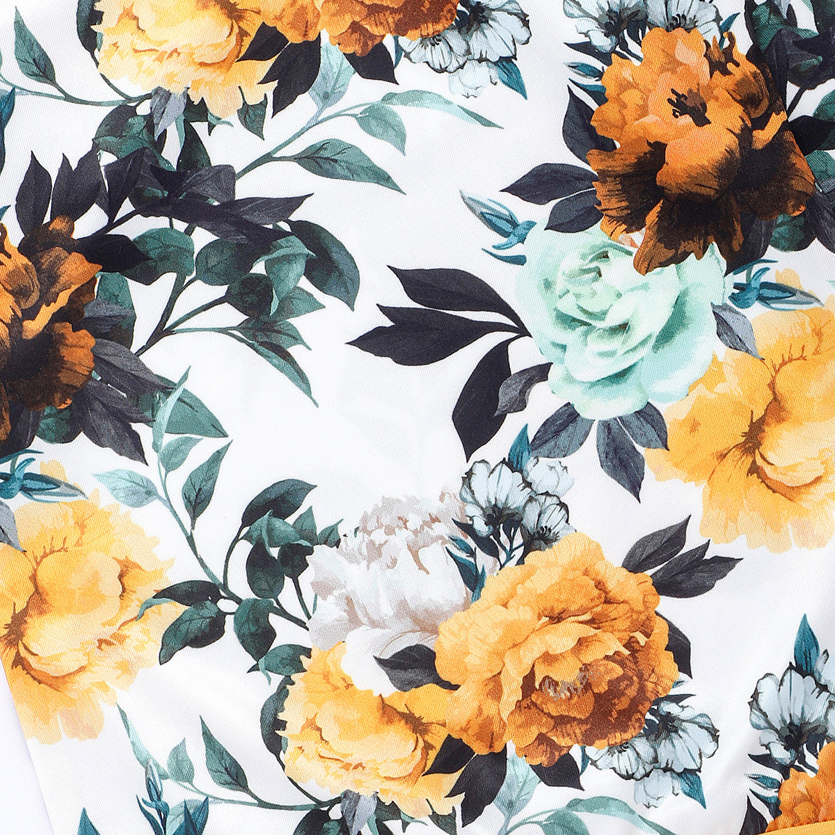 Baby Girls Sets Floral print Long Sleeve 3pcs Set Outfits