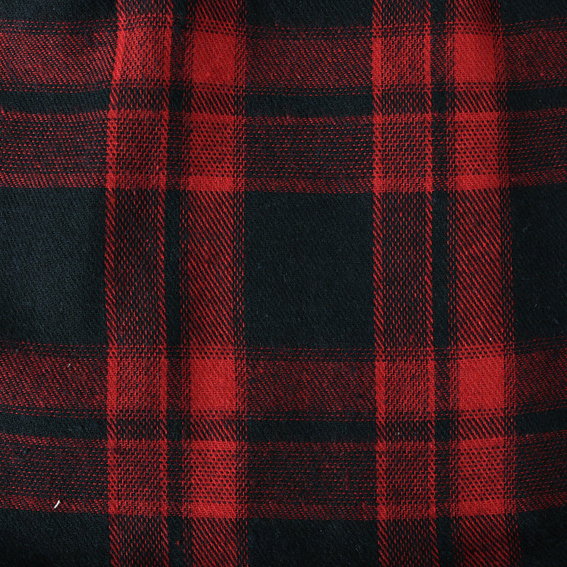 Kid Baby Girl Long Sleeve Pure Plaid Christmas 2 Pcs Sets