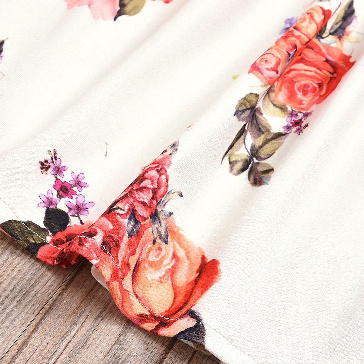 Kid Baby Girls Long Sleeve Ins Flower Dress