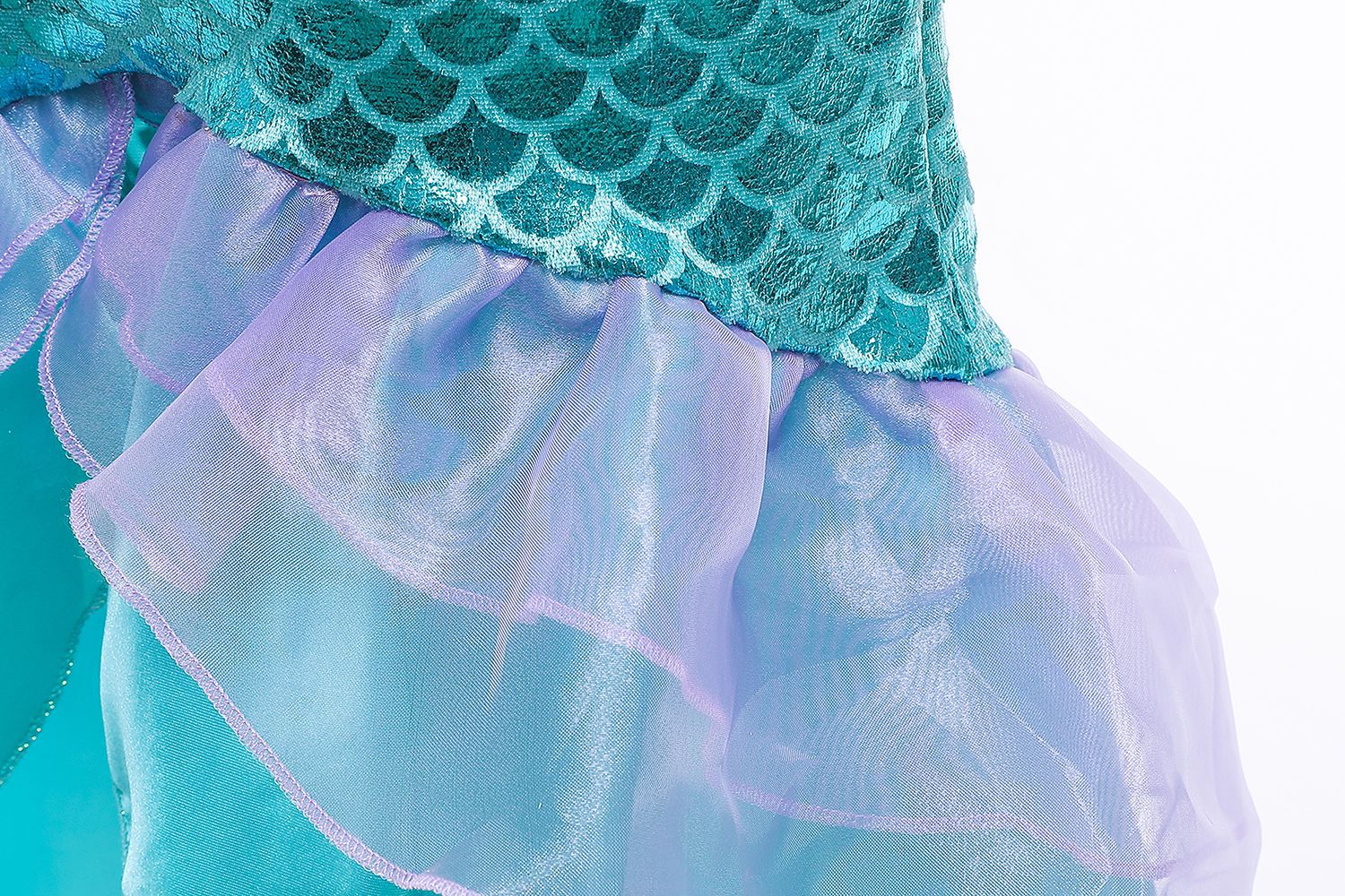 Kid Baby Girl Snow White Mermaid Princess Dress