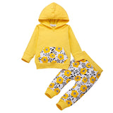 Baby Girl Spring Pure Cotton Long Sleeve 2 Pcs Set Outfits