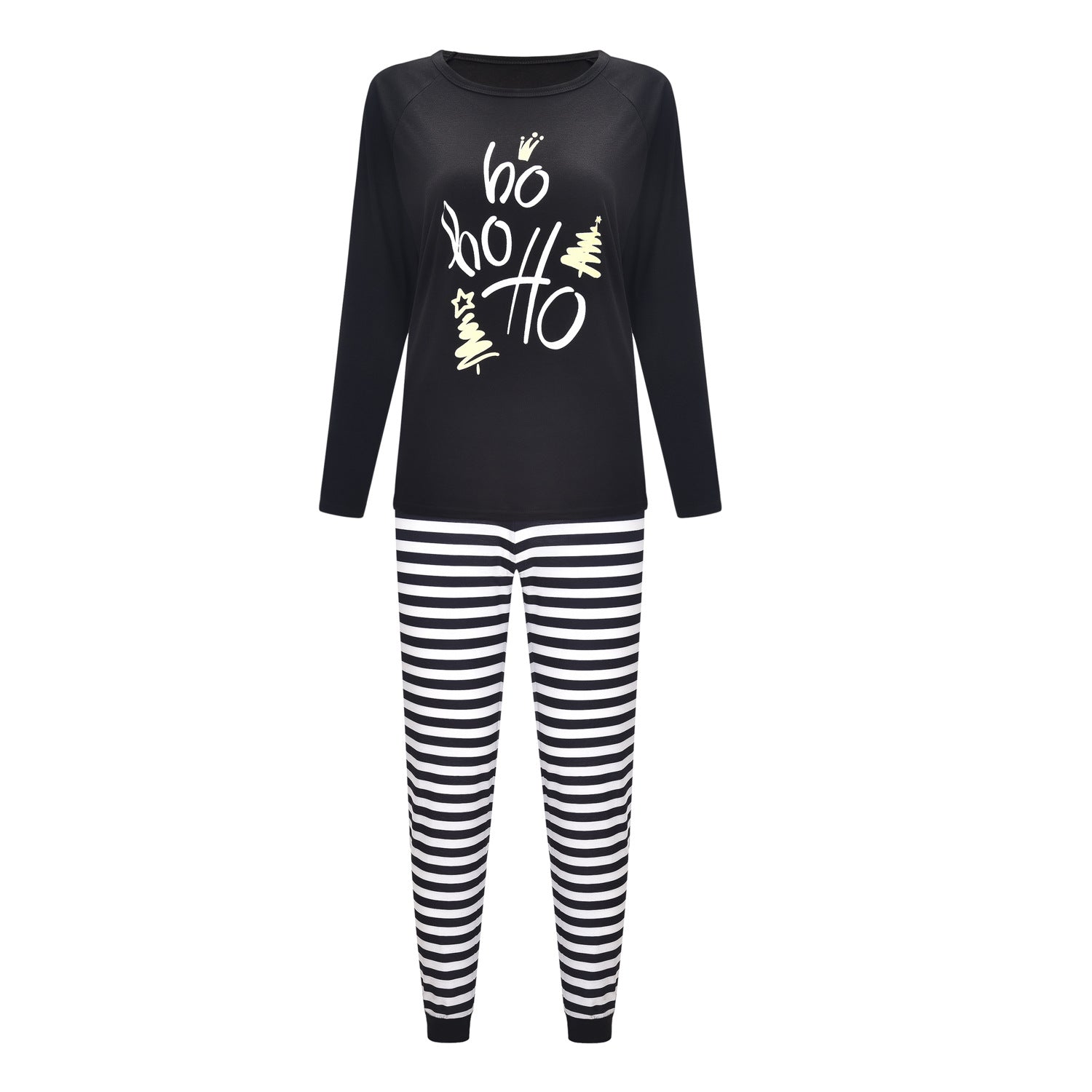 Family Matching Parent-child Christmas Printed Letter Pajamas