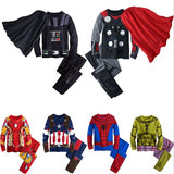 Kid Baby Boys Home Suit Autumn Avenger Modelling Pajamas