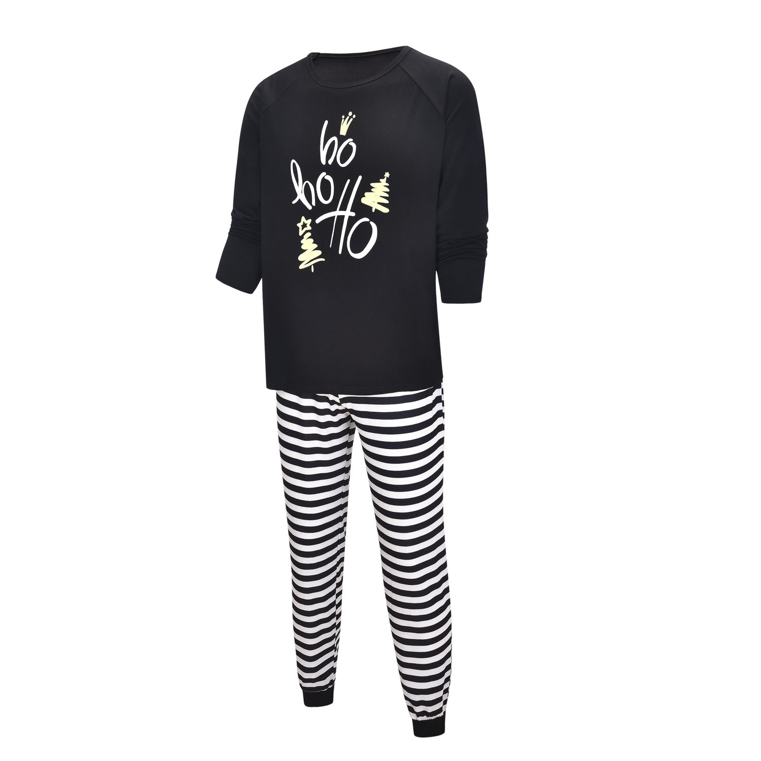 Family Matching Parent-child Christmas Printed Letter Pajamas