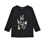 Family Matching Parent-child Christmas Printed Letter Pajamas