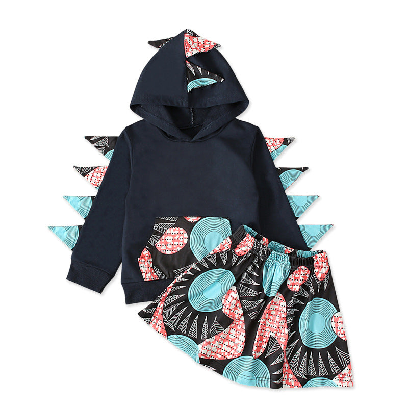 Kid Baby Girls Boho Style Dinosaur 2 Pcs Sets