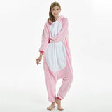 Family Matching Wool Tianma Autumn Winter Flannel Cartoon Animal Pajamas