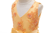 Kid Girl Princess Large Wedding Pompous Catwalk Dress