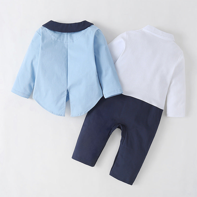 Baby Boys Gentlemen Long Sleeve Suit 2 Pcs Sets