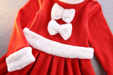Kid Baby Girl Christmas Santa Claus Suits 2 Pcs Sets