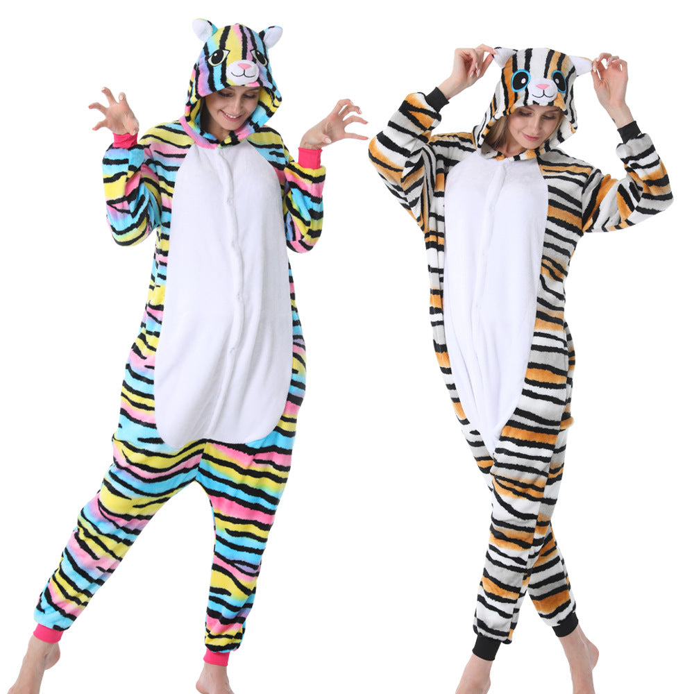 Family Matching Parent-child Cartoon Animal One-piece Pajamas