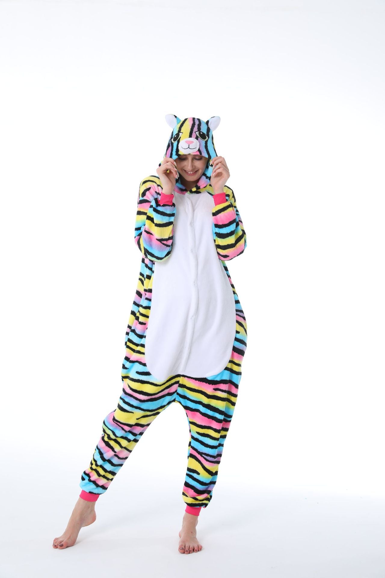 Family Matching Parent-child Cartoon Animal One-piece Pajamas