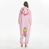 Family Matching Wool Tianma Autumn Winter Flannel Cartoon Animal Pajamas