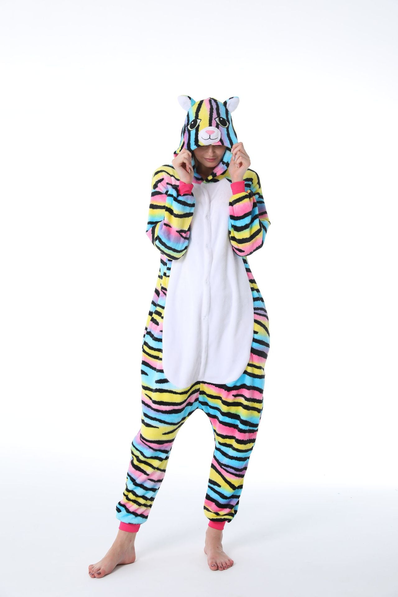 Family Matching Parent-child Cartoon Animal One-piece Pajamas