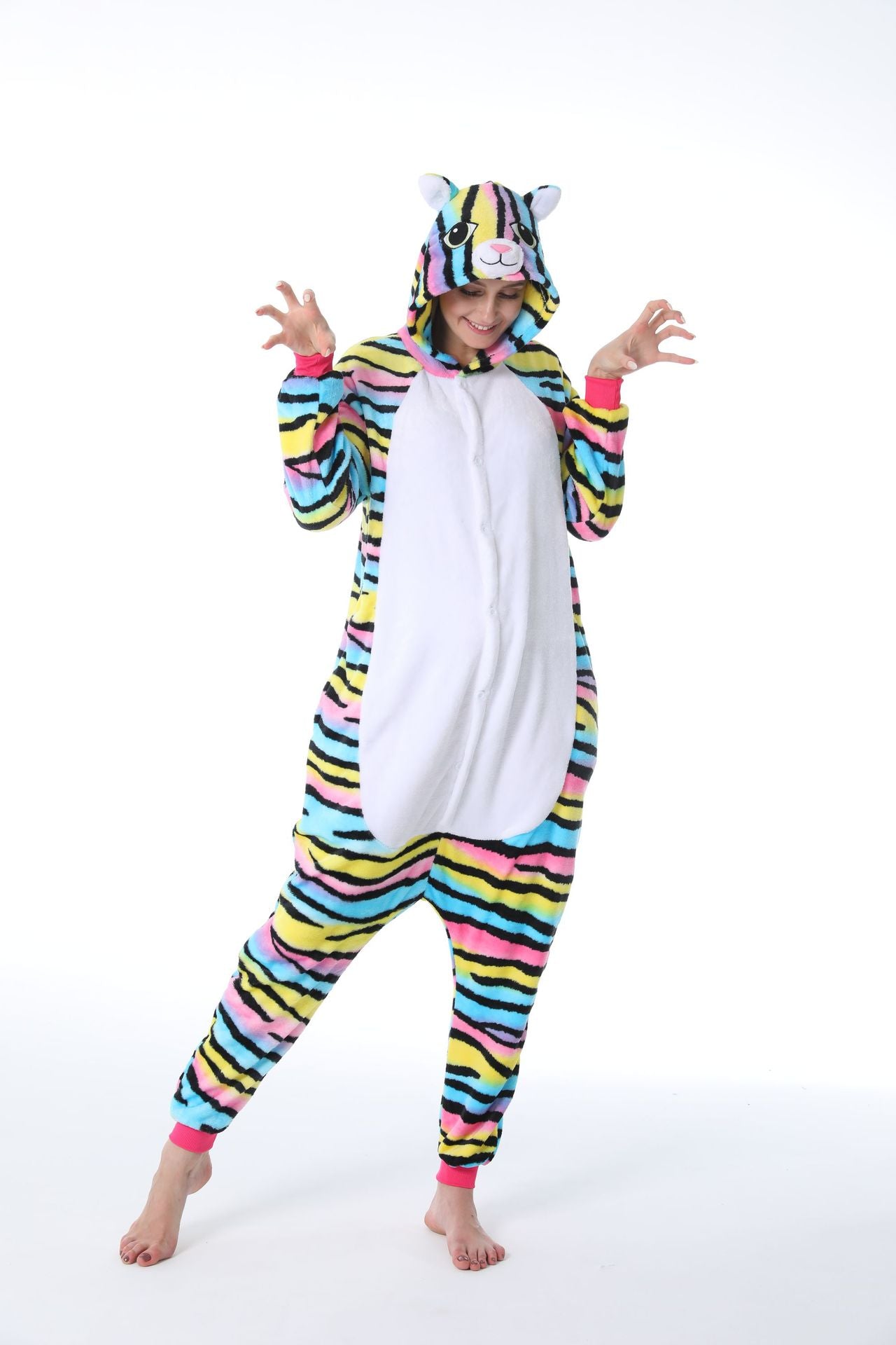 Family Matching Parent-child Cartoon Animal One-piece Pajamas