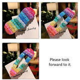 Kid Girl Korea Colorful Sequin Clip Adorable Hair Headwears