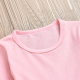Toddler Girl Valentine's Day Love Long Sleeves 2 Pcs Set