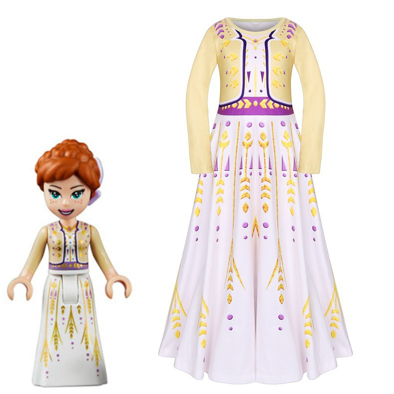 Kid Girl Princess Aisha Cartoon Dresses