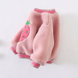 Kid Baby Girl Plush Thickened Warm Sweater
